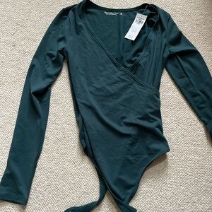 Abercrombie wrap bodysuit